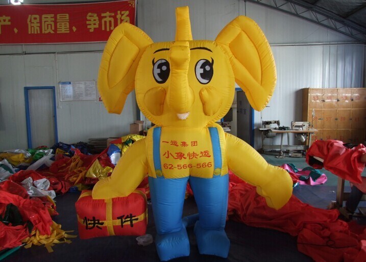 荆州大象充气卡通气模